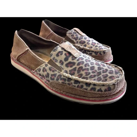 Ariat 10017458 Earth Cruiser Cheetah Animal Print Loafer Shoe Women's US 9 B - Picture 6 of 11